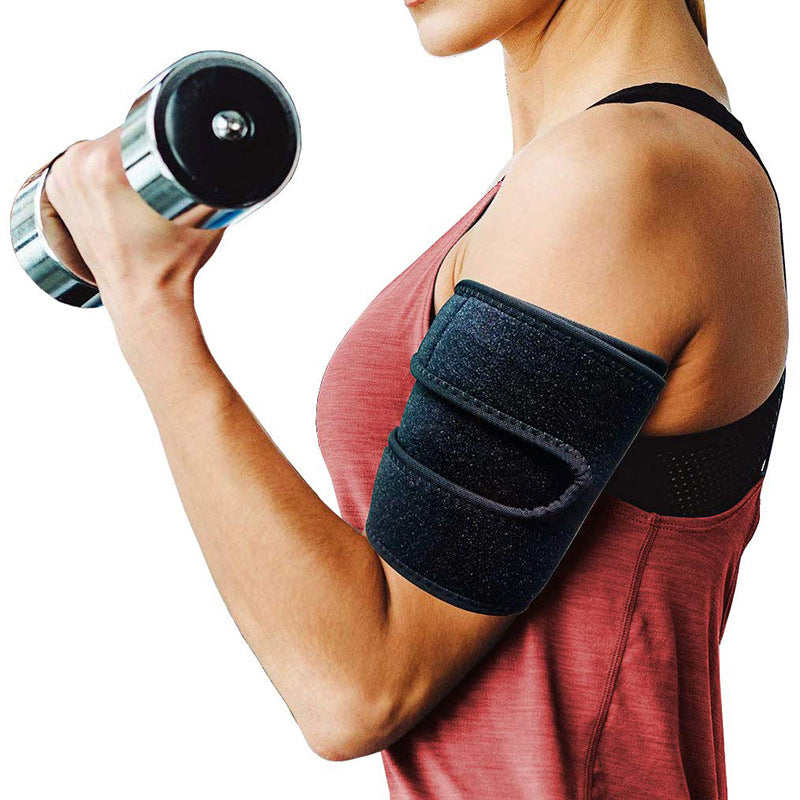Unisex Arm Sleeve for Running with Adhesive Strap