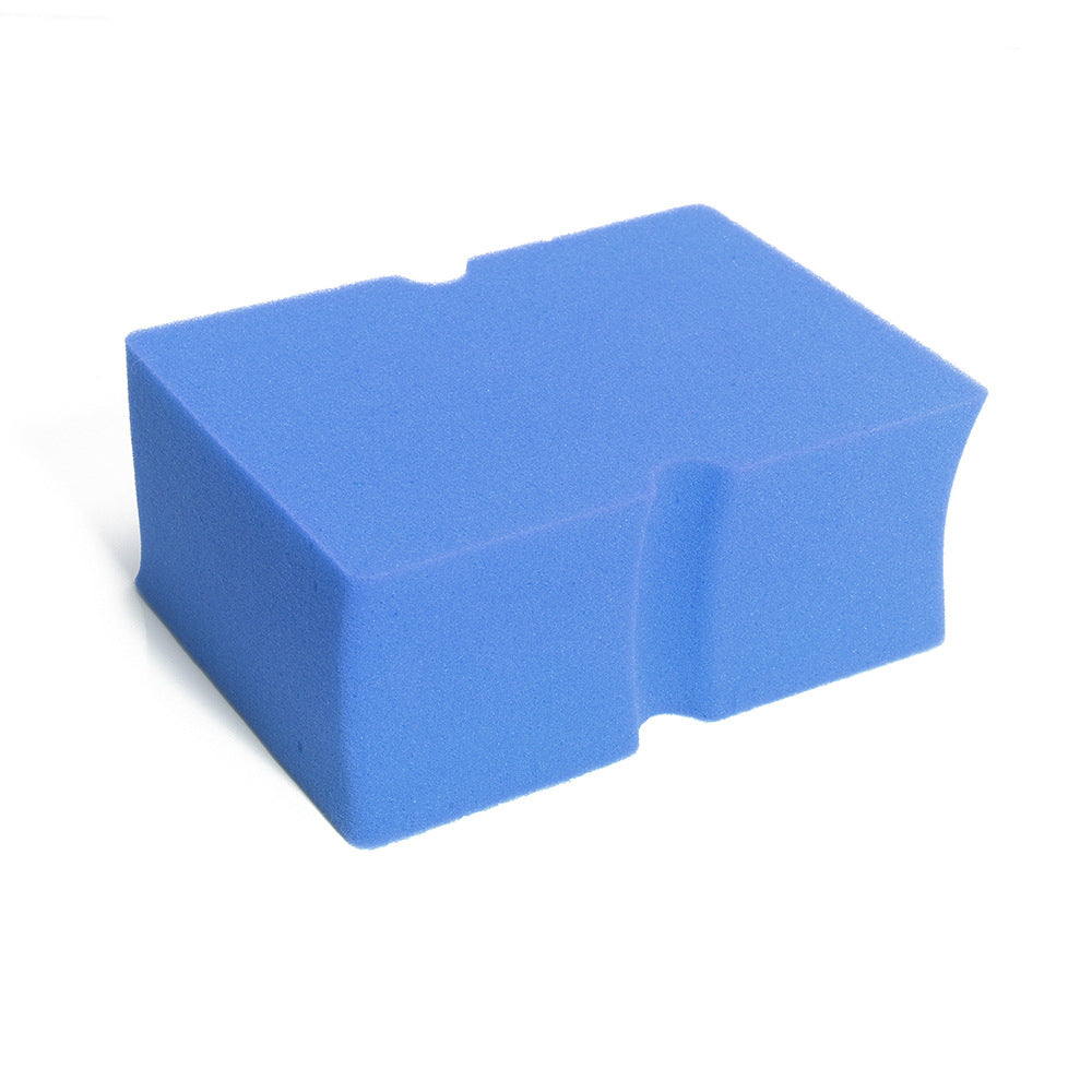 Red Car Cleaning Sponge and Wheel Brush Set
