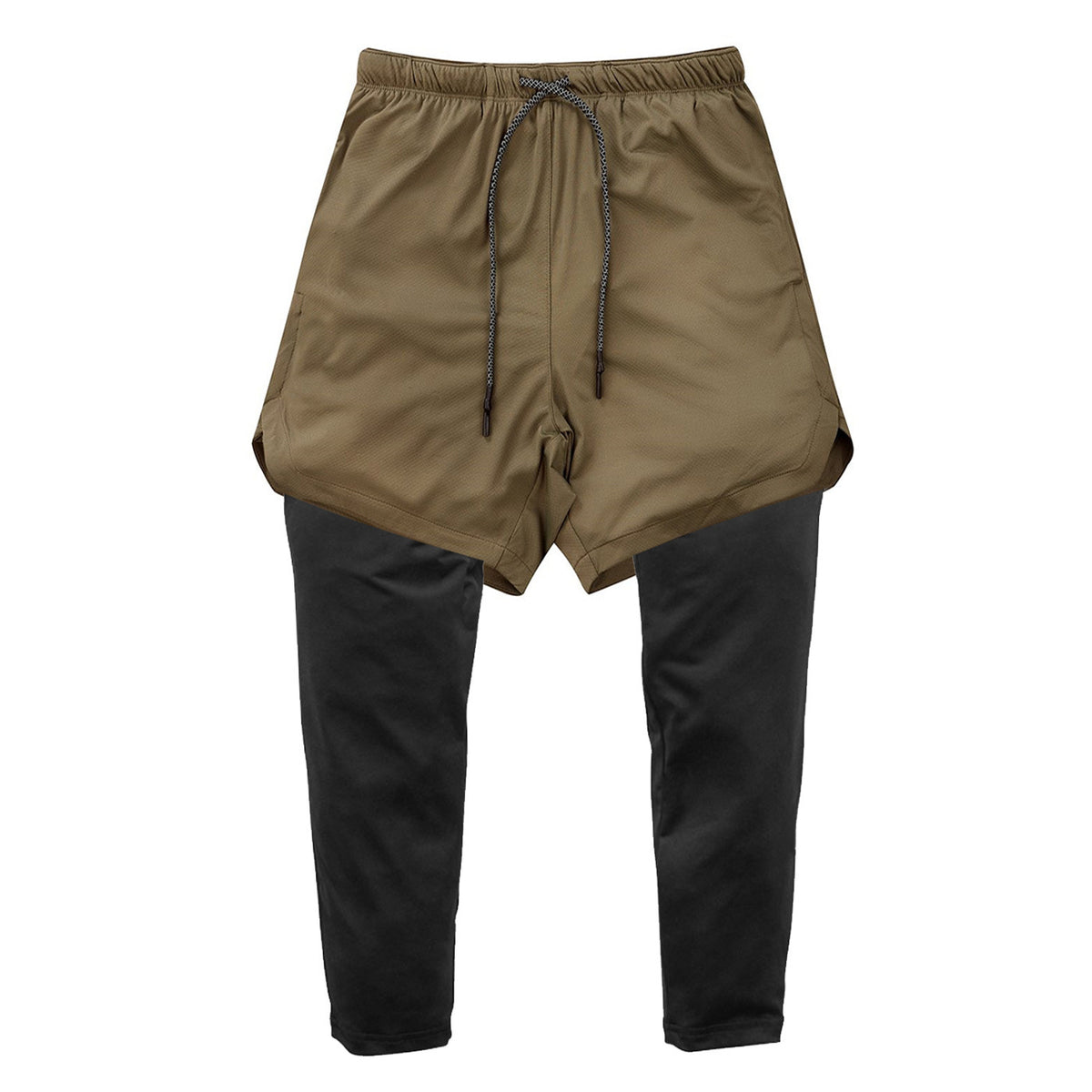 Men's 2-in-1 Quick Dry Running Gym Sports Shorts