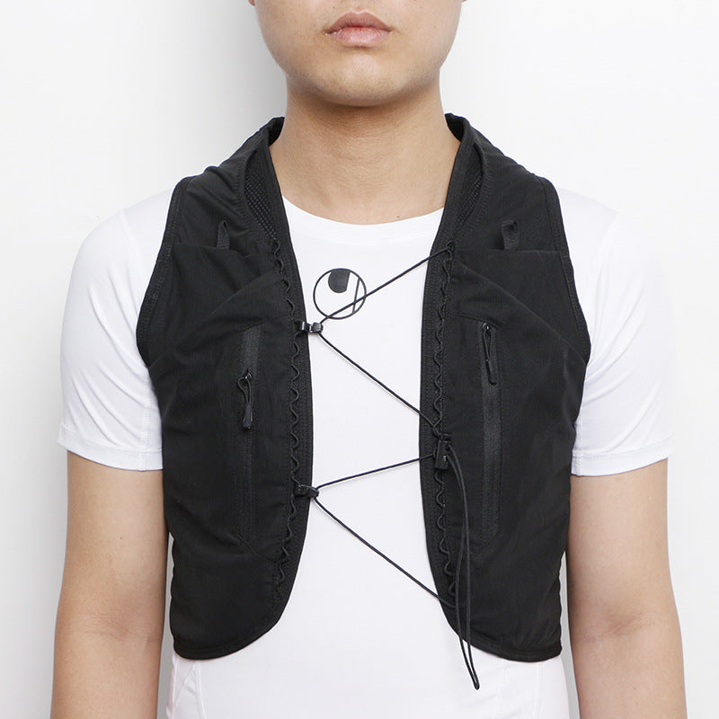 Hydration Running Vest (Unisex, Black)