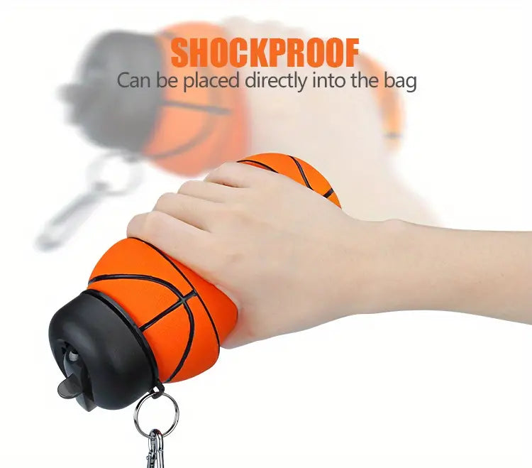 Collapsible BPA-Free Silicone Sports Water Bottle (19oz)