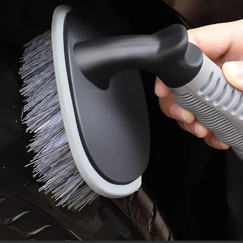 1pc Car Wheel and Rim Cleaning Brush - 9.8in