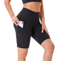 Women's Double-Sided Pocket Sports Yoga Running Shorts