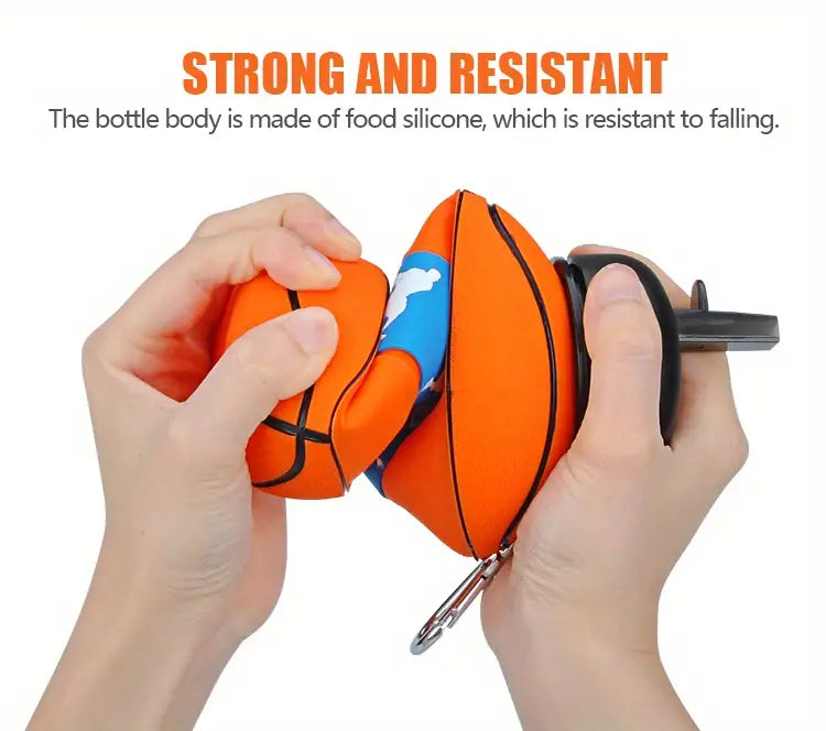 Collapsible BPA-Free Silicone Sports Water Bottle (19oz)