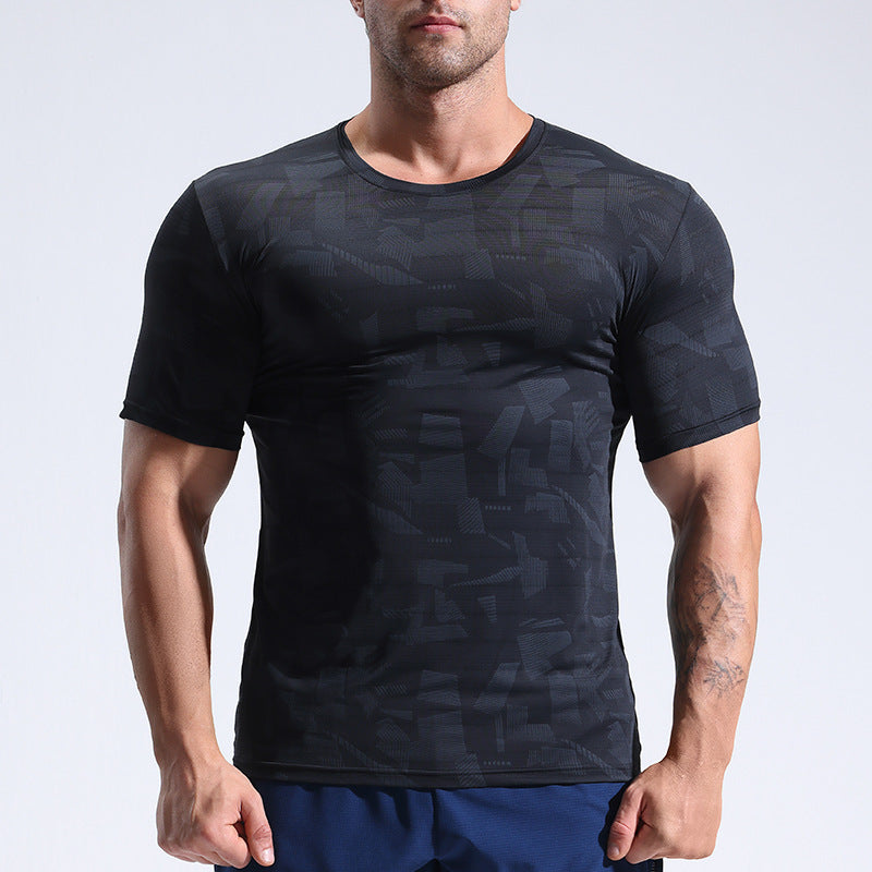 2023 Nylon Ice Silk Quick-Dry Running T-Shirt for Men
