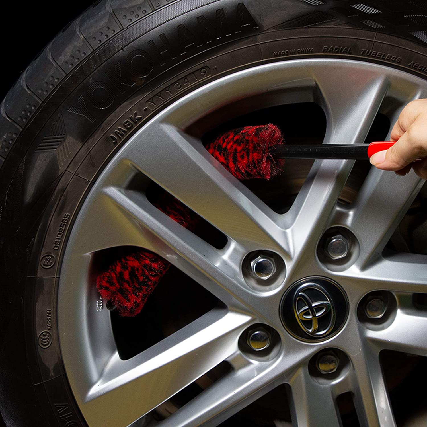Imitation Wool Brush for Cleaning Car Wheel Hubs