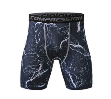 Men's Compression Running Shorts - Breathable Camouflage