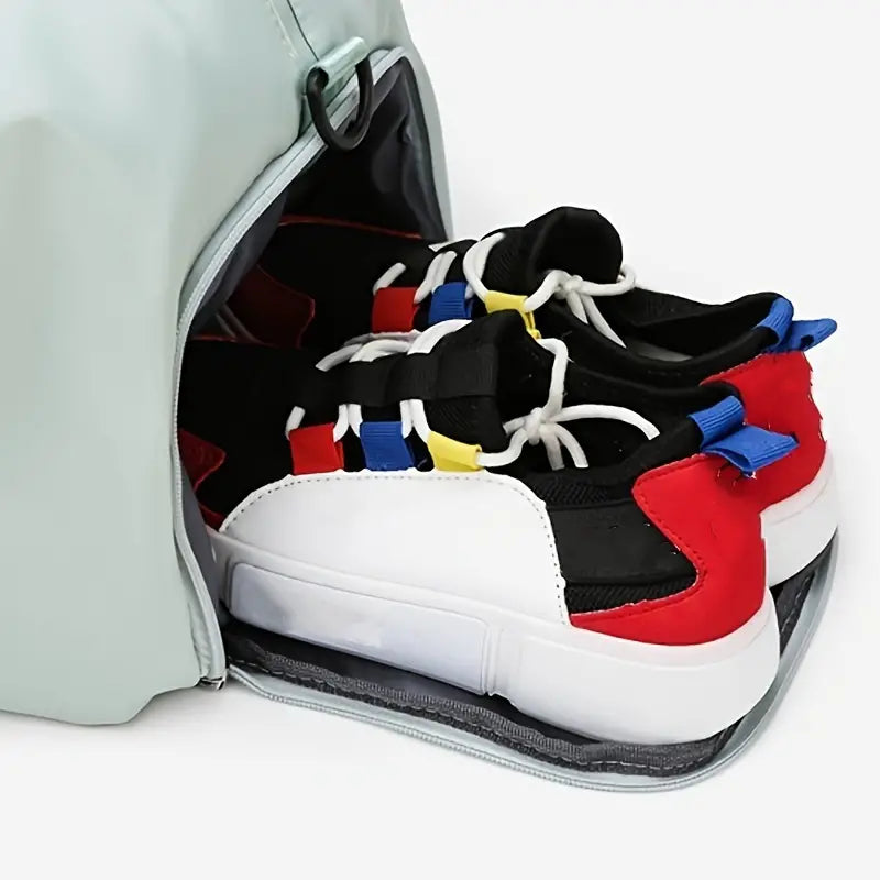 Large Capacity Lightweight Sports Duffel Bag with Shoes Compartment