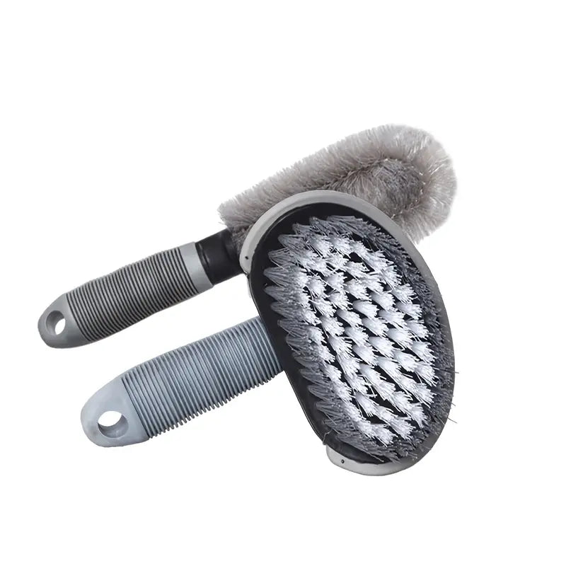 1pc Car Wheel and Rim Cleaning Brush - 9.8in