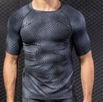 Men's Athletic Running T-Shirt - Quick-Dry & Breathable
