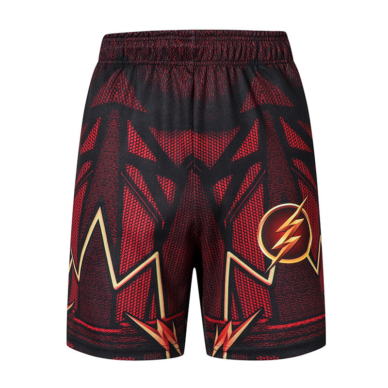 Men's Quick-Dry Zipper Sports Running Shorts