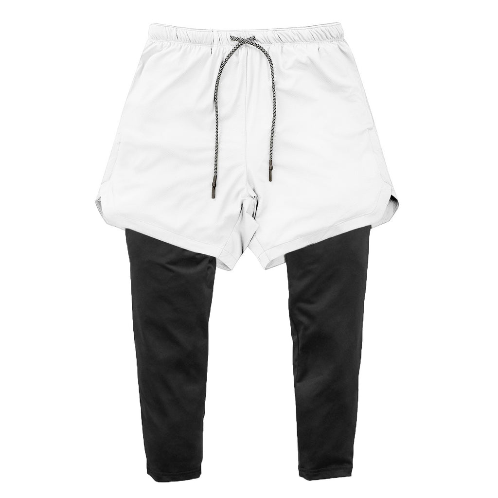 Men's 2-in-1 Quick Dry Running Gym Sports Shorts