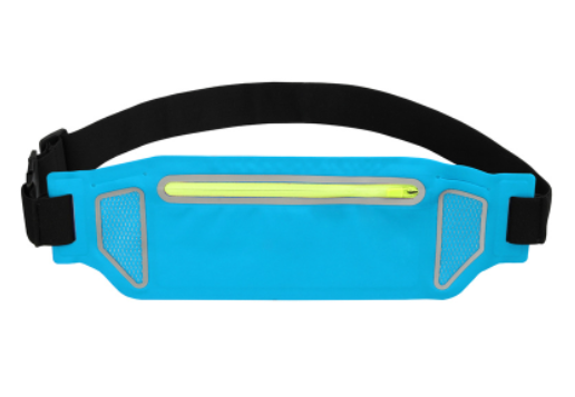 Waterproof Sports Running Waist Bag with Reflective Tape